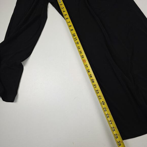 Planet Pants Womens Size 2 Black Wide Leg Elastic Waist made in USA Palazzo - Picture 4 of 12